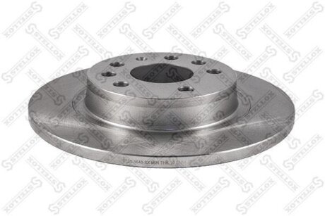 Тормозной диск задний невентилируемый STELLOX 6020-3646-SX