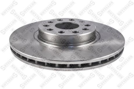Тормозной диск передний вентилируемый STELLOX 6020-47115V-SX