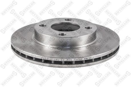 Тормозной диск передний вентилируемый STELLOX 6020-4719V-SX
