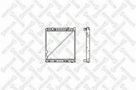 Радиатор охлаждения двигателя STELLOX 81-03308-SX