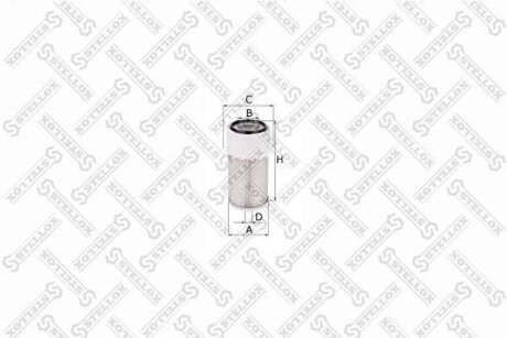 Воздушный фильтр STELLOX 81-21043-SX