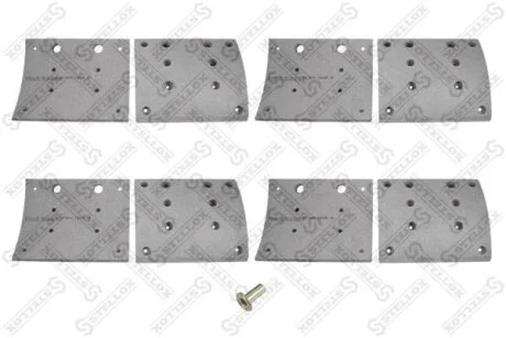 Накладки тормозные, комплект STELLOX 85-01012-SX
