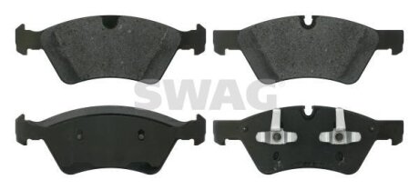 Тормозные колодки дисковые передние, комплект SWAG 10 91 6621