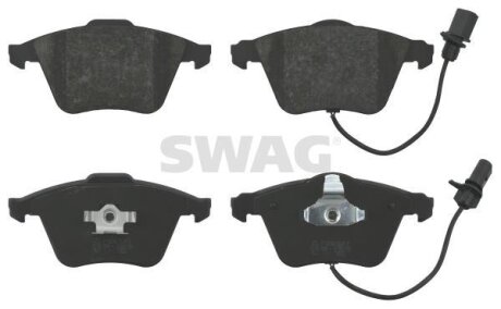 Тормозные колодки дисковые передние, комплект SWAG 30 91 6584
