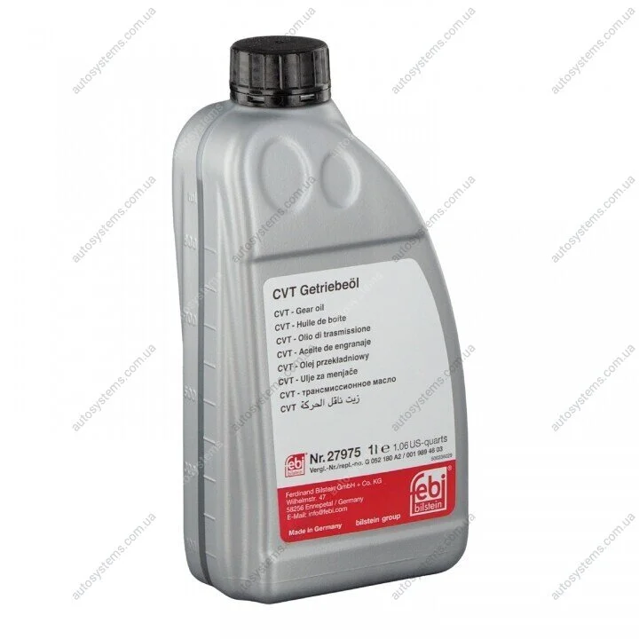 Трансмиссионное масло CVT Gearbox, 1л SWAG 30 92 7975 (фото 1)