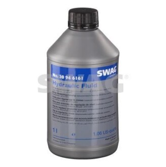 Масло гидравлическое Hydraulic Fluid for hydraulic central, power steer.+ level control system, 1 л SWAG 30 94 6161