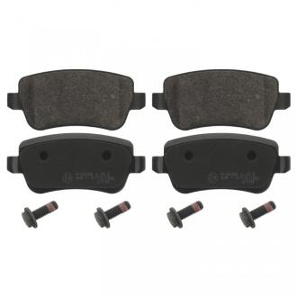 Тормозные колодки дисковые задние, комплект SWAG 70 91 6852