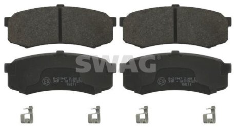 Тормозные колодки дисковые задние, комплект SWAG 81 91 6732