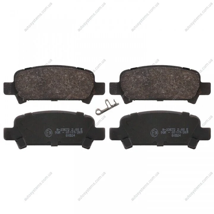 Тормозные колодки дисковые задние, комплект SWAG 87 91 6659 (фото 1)