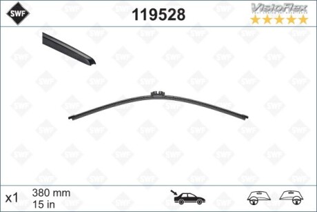 Щетка стеклоочистителя VisioFlex Rear 380 мм (15\'\') SWF 119 528