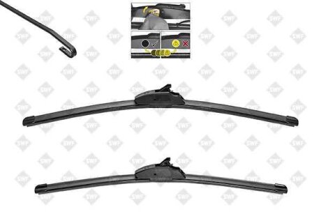 Комплект щеток стеклоочистителя VisioFlex Alternative 530/475 SWF 119728