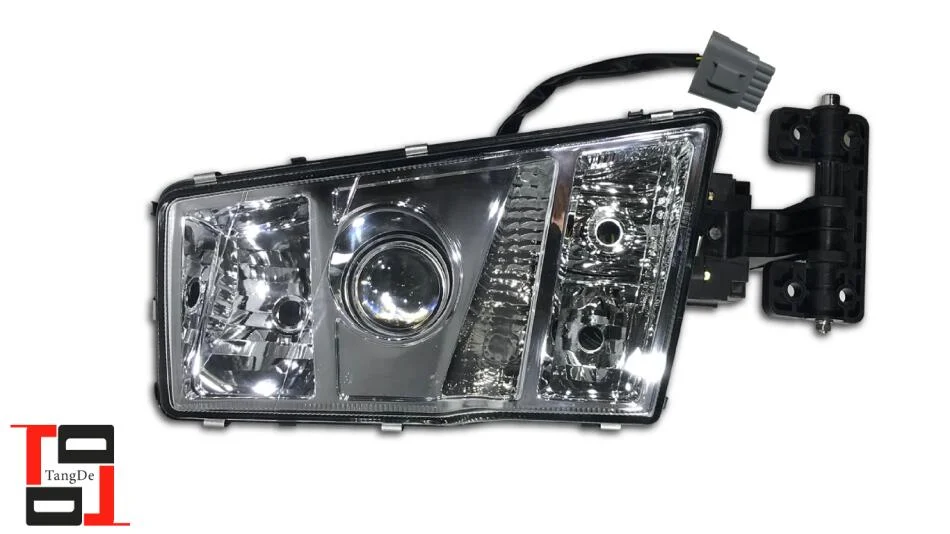 Фара головного света р/управление с квадратным разъемом good RH Volvo FM12, FH12 e-mark TD01-51-001BRP TANGDE TD01-51-001AR-2 (фото 1)