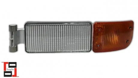 Противотуманная фара обманка с желтым поворотником LH Man TGA, TGL, TGM, TGS e-mark 81253206089 TANGDE TD01-57-013L