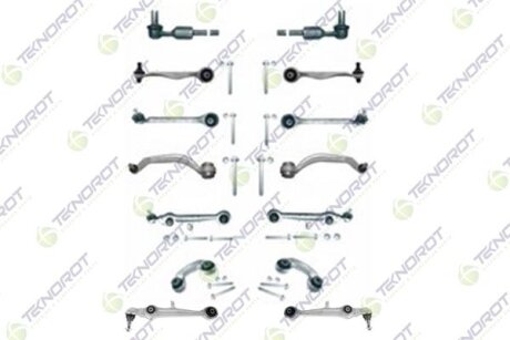 VW К-т рычагов+тяги стаб.+крепление (прямой рычаг TEKNOROT A577T