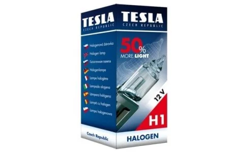 Лампа галогенная 12В H1 55Вт TESLA B30101