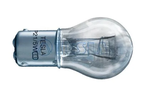 Лампа накаливания P21/5W 12V 21/5W TESLA B52201