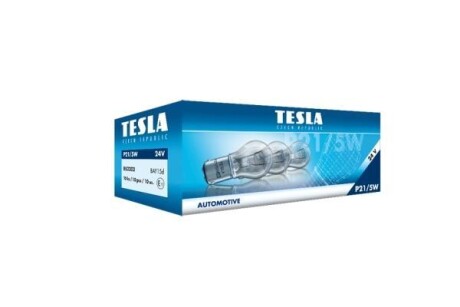 Лампа накаливания P21/5W 24V 21/5W TESLA B52202