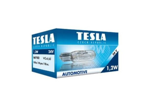 Лампочка накаливания W1,2W 24V 1,2W TESLA B67102