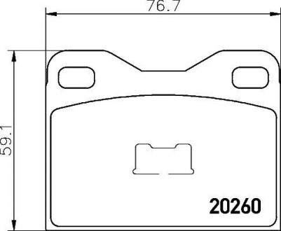 Тормозные колодки дисковые, комплект TEXTAR 2026003