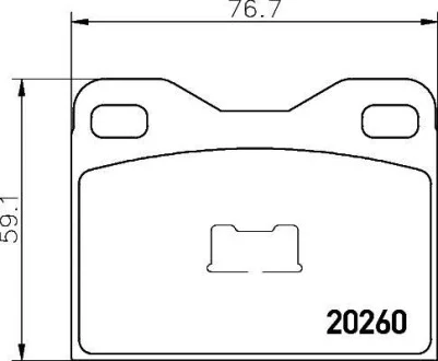 Тормозные колодки дисковые, комплект TEXTAR 2026003