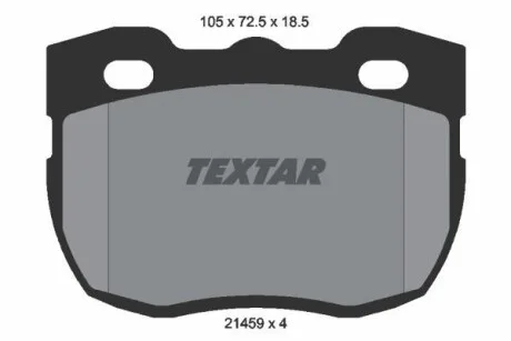 Тормозные колодки дисковые, комплект TEXTAR 2145901
