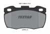 Тормозные колодки дисковые, комплект TEXTAR 2151902 (фото 1)