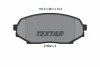 Тормозные колодки дисковые, комплект TEXTAR 2155202 (фото 1)