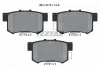 Колодки гальмівні (задні) Honda Accord IV/Civic VI/VII/VIII (Akebono) Q+ TEXTAR 2171901 (фото 2)