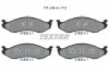 Тормозные колодки дисковые, комплект TEXTAR 2182202 (фото 1)