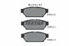 Тормозные колодки дисковые, комплект TEXTAR 2187202 (фото 1)