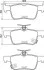 Колодки гальмівні (задні) Honda Civic X 1.0-2.0 16- (Teves) Q+ TEXTAR 2242901 (фото 2)