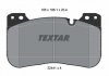 Колодки гальмівні (передні) BMW 5 (G30/F90) 17- /X5 (G05/F95) 19- (Brembo) Q+ TEXTAR 2244101 (фото 1)