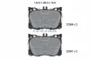 Колодки гальмівні (передні) MB C-class (W205/S205/C205)/E-class (W213) 16- (Brembo) TEXTAR 2258601 (фото 6)