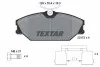 Тормозные колодки дисковые, комплект TEXTAR 2317203 (фото 1)