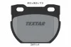 Тормозные колодки дисковые, комплект TEXTAR 2347103 (фото 1)