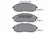 Тормозные колодки дисковые, комплект TEXTAR 2353601 (фото 1)