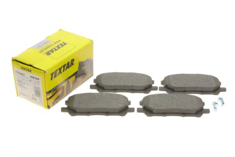 Колодки гальмівні (передні) Lexus RX 03- (Akebono) (140.8x59.3) TEXTAR 2373401