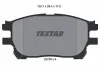 Тормозные колодки дисковые, комплект TEXTAR 2375901 (фото 1)