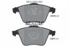 Комплект гальмівних колодок передн, VOLVO C30, C70 II, S40 II, V40, V50 FORD FOCUS II MAZDA 3 SAAB 9-3, 9-3X 1.5-Electric 09.02-08.19 TEXTAR 2391201 (фото 1)