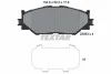 Колодки гальмівні (передні) Lexus IS 05- (Advics) TEXTAR 2398301 (фото 2)