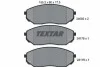 Колодки гальмівні (передні) Kia Sorento 02- (Sumitomo) TEXTAR 2409201 (фото 4)