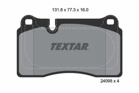 Автозапчасть TEXTAR 24098 16.0 04