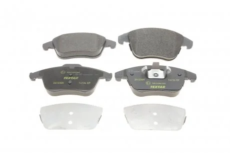 Колодки гальмівні (передні) Land Rover Range Rover Evoque 1.5-2.2D 11- (Teves) Q+ TEXTAR 2412305