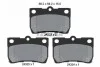 Колодки гальмівні (задні) Lexus GS/IS II/IS C 05- TEXTAR 2432301 (фото 5)