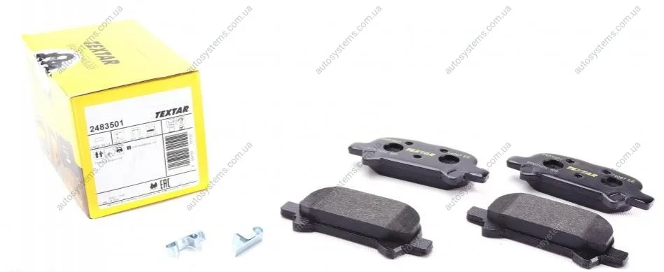 Колодки гальмівні (задні) Toyota Camry/Avalon/Solara 99-12 TEXTAR 2483501 (фото 1)