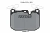 Колодки гальмівні (передні) BMW X1 (F48)/X2 (F39) 18- B47/B48 (Brembo) TEXTAR 2502807 (фото 2)