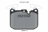 Колодки гальмівні (передні) BMW X1 (F48)/X2 (F39) 18- B47/B48 (Brembo) TEXTAR 2502807 (фото 8)