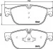 Колодки гальмівні (передні) Citroen C4/C5/C6/Peugeot 308/407/508 09- (Teves) Q+ (+датчик) TEXTAR 2506901 (фото 11)