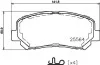 Колодки гальмівні (передні) Jeep Cherokee 2.0-2.2 CRD/3.2 13- (Akebono) Q+ TEXTAR 2556403 (фото 2)