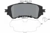 Колодки гальмівні (передні) Toyota Yaris 1.0-1.4 05- (Akebono) TEXTAR 2582301 (фото 6)